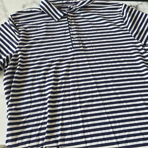 J. Crew Striped Performance Polo Sz. XL - Picture 1 of 5